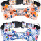 Christmas Dog Collar with Bow Tie, Christmas Classic Plaid Dog Collar Soft Durable Holiday Dog Collar for Small Medium Large Dogs Pet Puppy (Blue, Small)